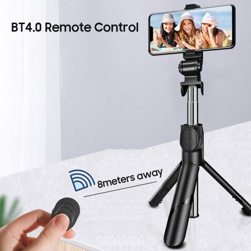 360° Selfie Stick Tripod with Light | Buy in Ghana - Vizcome 3