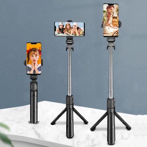360° Selfie Stick Tripod with Light | Buy in Ghana - Vizcome4